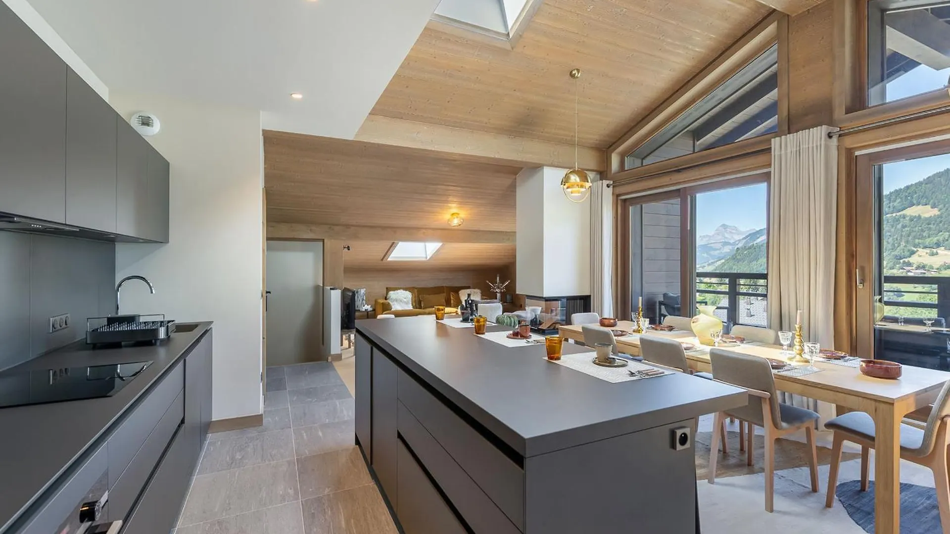 דירה Duplex A Megeve Avec Spa, Piscine, Salle De Sport Et Cheminee - Fr-1-569-32